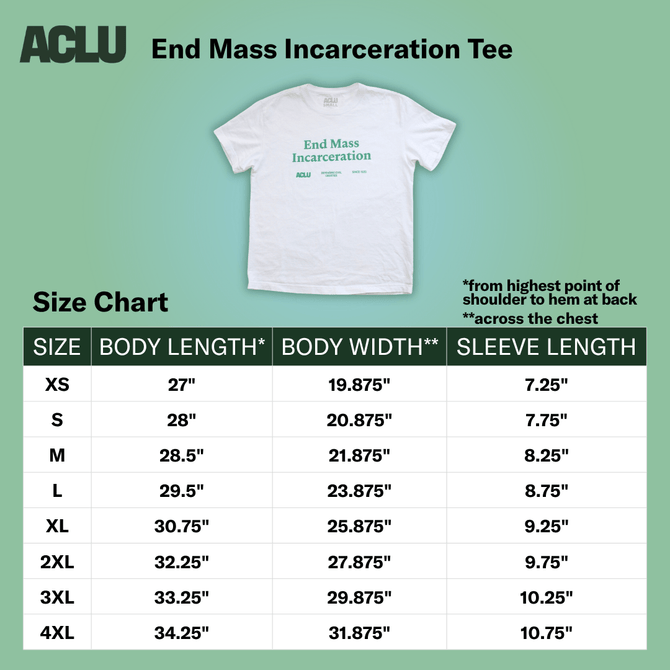 End Mass Incarceration Tee