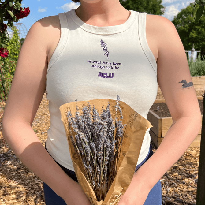 Lavender Cropped Tank