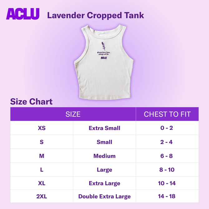 Lavender Cropped Tank