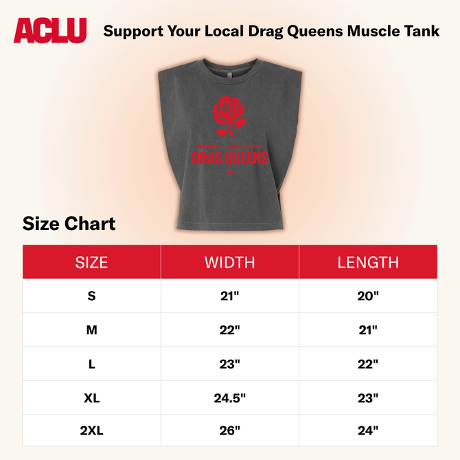 Support Your Local Drag Queens Muscle Tank