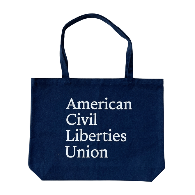 ACLU Tote Bag- Navy