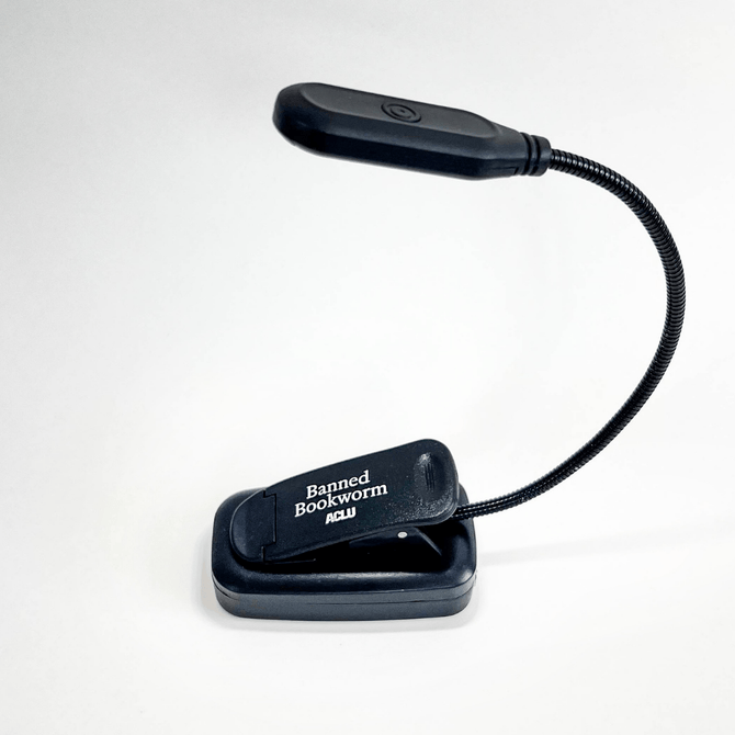 Banned Bookworm Reading Light