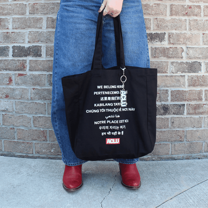 We Belong Here Tote