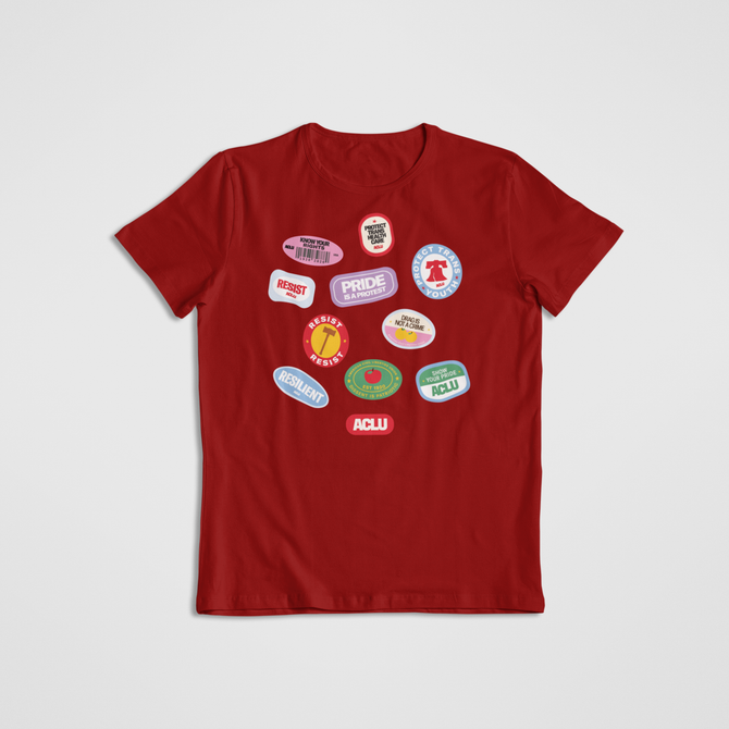 Fruit Sticker Tee - Tomato