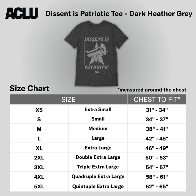 Dissent is Patriotic Tee - Dark Heather Grey