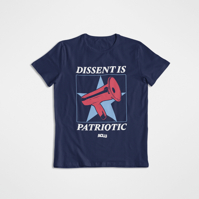 Dissent is Patriotic Tee - Navy
