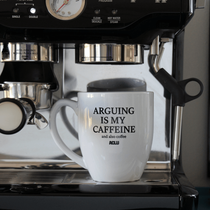 Arguing Is My Caffeine Mug