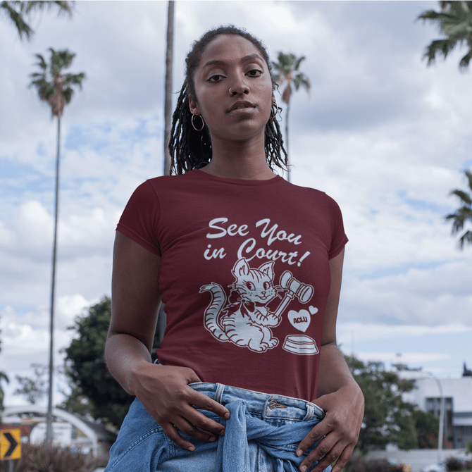 Advo-Cat Baby Tee - Maroon