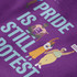Pride is still protest tee close up