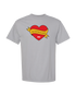 Mife Heart Tee - Grey
