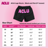 ACLU Logo Shorts- Black and Pink