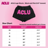 ACLU Logo Shorts- Black and Pink