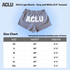 ACLU Logo Shorts- Grey and White