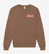 ACLU Stitched Logo Sweatshirt - Brown