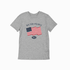 We The People Flag Tee - Heather Grey