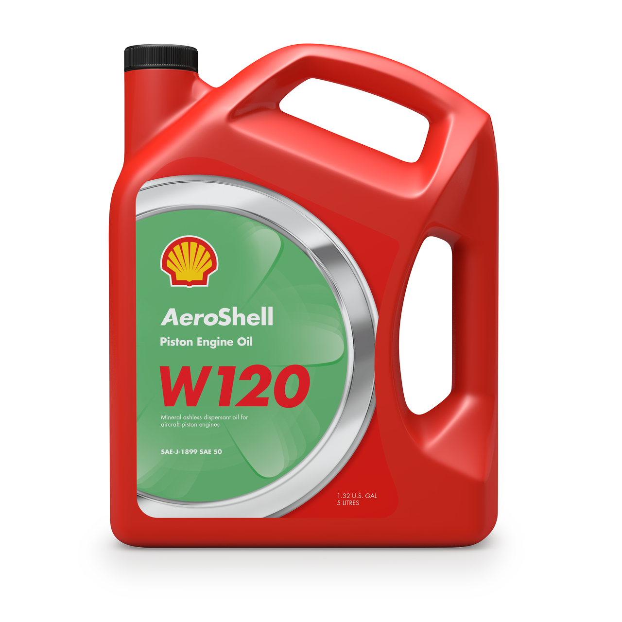 AeroShell W120 Oil (5 Liter / 1.32 Gallon Jug)