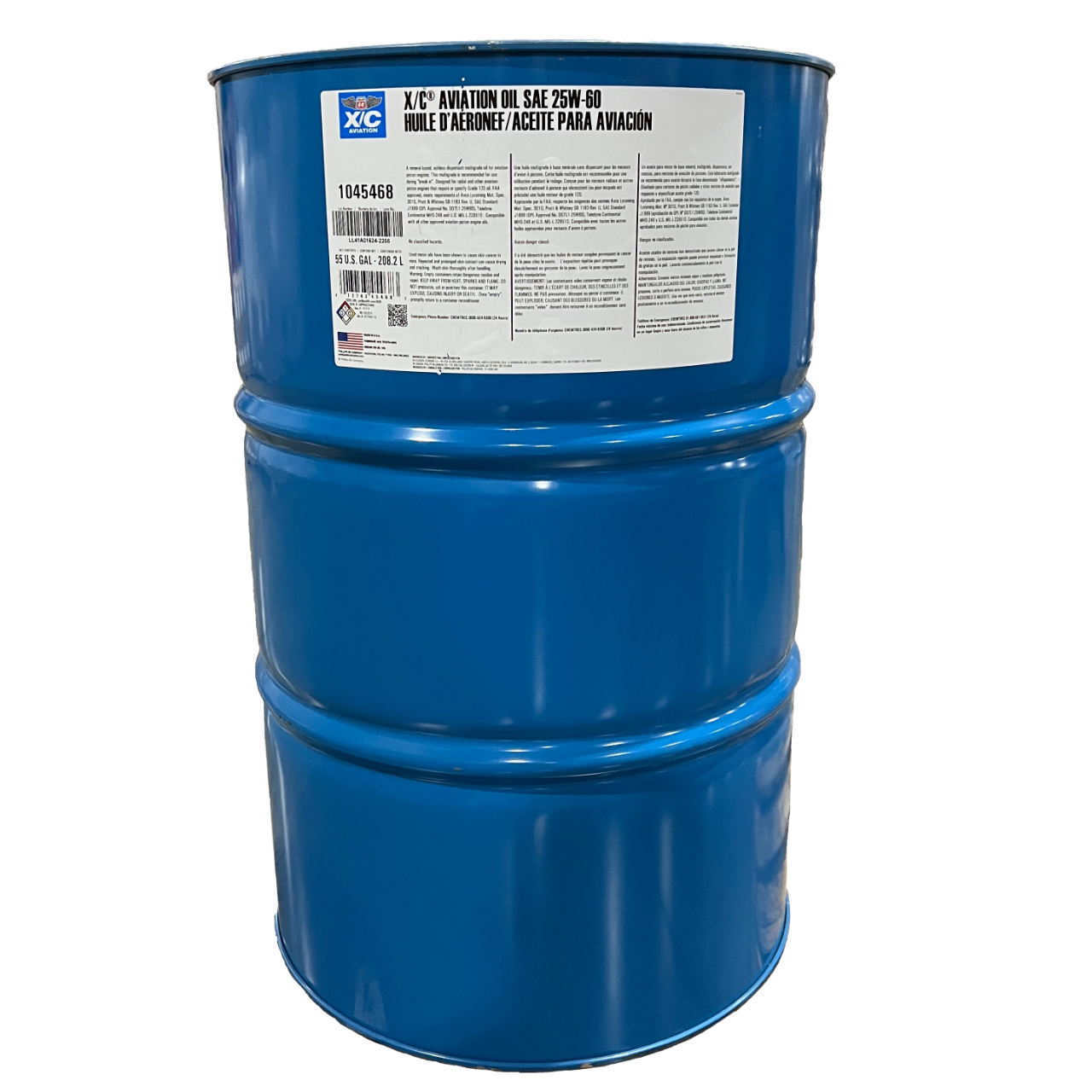 Phillips X/C Aviation 25W60 (55 Gallon Drum)