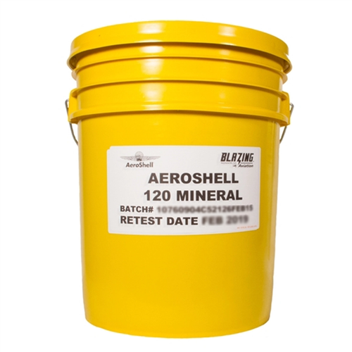 Aeroshell 120 Mineral oil in 5 gallon pail