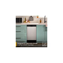 Whirlpool® 18" Stainless Steel Dishwasher with Half Load Cycle and Triple Spray Arms - 48 dBA WDFS5118SS