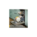 Whirlpool® 18" Stainless Steel Dishwasher with Half Load Cycle and Triple Spray Arms - 48 dBA WDFS5118SS