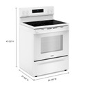 Whirlpool® 30-inch Electric Range with Steam Clean YWFES3330RW