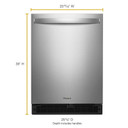 Whirlpool® 24-inch Wide Undercounter Refrigerator - 5.1 cu. ft. WUR50X24HZ