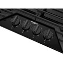 Whirlpool® 30-inch Gas Cooktop with EZ-2-Lift™ Hinged Cast-Iron Grates WCGK5030PB