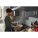 Kitchenaid® 30" 585 CFM Motor Class Commercial-Style Under-Cabinet Range Hood System KVUC600KSS