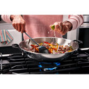 Kitchenaid® 36" Gas-on-Glass Cooktop KCGG536PBL