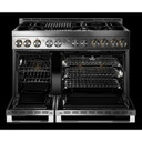 Jennair® 48" RISE™ Gas Professional-Style Range with Infrared Grill JGRP648HL