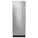 Jennair® 30" Built-In Column Freezer with NOIR™ Panel Kit, Left Swing JKCPL301GM