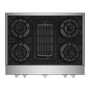 Jennair® 36" RISE™ Gas Professional-Style Rangetop with Gas Grill JGCP636HL