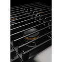Jennair® 36" NOIR™ Gas Professional-Style Range with Chrome-Infused Griddle JGRP536HM