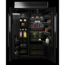 Jennair® RISE™ 48" Built-In Side-By-Side Refrigerator with External Ice and Water Dispenser JBSS48E22L