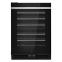 Jennair® NOIR™ 24" Built-In Undercounter Wine Cellar, Left Swing JUWFL242HM
