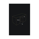 Jennair® NOIR™ 24" Built-In Undercounter Beverage Center - Left Swing JUBFL242HM