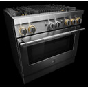 Jennair® 36" RISE™ Dual-Fuel Professional-Style Range JDRP636HL