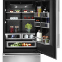 Jenn-Air® 36” Fully Integrated Built-In Bottom-Freezer Refrigerator (Right-Hand Door Swing) JB36NXFXRE