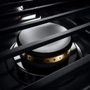 Jennair® 36" NOIR™ Dual-Fuel Professional-Style Range with Chrome-Infused Griddle JDRP536HM