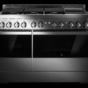 Jennair® 48" NOIR™ Gas Professional-Style Range with Chrome-Infused Griddle JGRP548HM