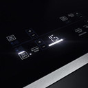 Jennair® 30"  Lustre Stainless Radiant Glass Cooktop with Halo-Effect Knobs JEC3430HS