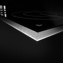 Jennair® 30"  Lustre Stainless Radiant Glass Cooktop with Halo-Effect Knobs JEC3430HS