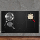 Kitchenaid® 36" Temp Cook™ Induction Cooktop with 5 Cooking Zones KCIT736SBL