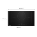 Kitchenaid® 36" Temp Cook™ Induction Cooktop with 5 Cooking Zones KCIT736SBL