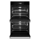 Jennair® NOIR™ 30" Double Wall Oven with V2™ Vertical Dual-Fan True Convection with Advanced Temperature Precision JOEDC730RM
