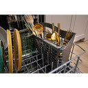 Kitchenaid® Third Level Utensil Rack Dishwasher with 30+ Total Wash Jets in PrintShield™ Finish, 47 dBA KDTS224SPS