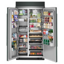 Kitchenaid® 25.5 Cu. Ft. 42" Built-In Side-by-Side Refrigerator with Platinum Interior KBSN742SJP