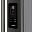 Kitchenaid® 29 cu. ft. French Door Refrigerator with Exterior Water and Ice and FreshChill™ Full-Width Refrigerated Drawer KRMF436SBE