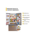 Whirlpool® 36-inch Wide True Counter Depth 3-Door French Door Refrigerator - 23.4 cu. ft. WRFC5036RZ