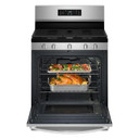 Whirlpool® 30-inch Gas Range with Air Cooking Technology and Steam Clean WFGS4530SZ